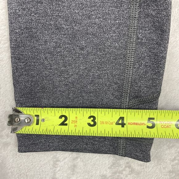 Lululemon Pace Rival Crop 22" Heathered Black Size 6 - Picture 10 of 12